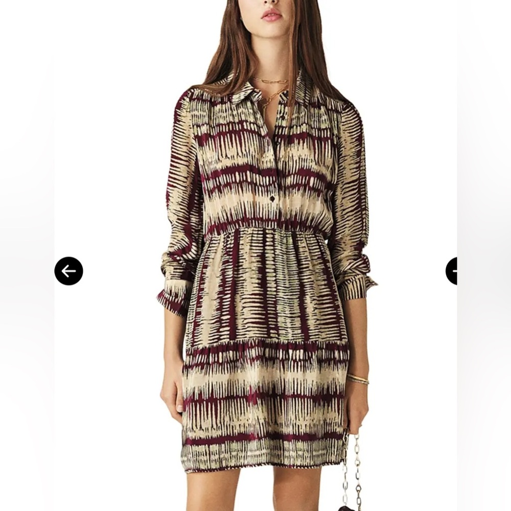 ba&sh Apoldie mini dress size 1 = small